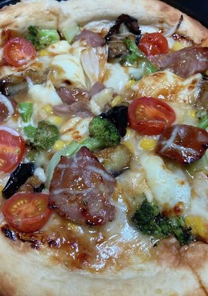 もきゅっとチキチーピザ#てりやき#チーズ-レシピのメイン写真