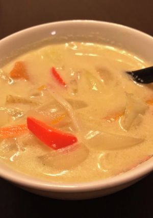 ルーなしで美味しい♪ホワイトカレースープ-レシピのメイン写真