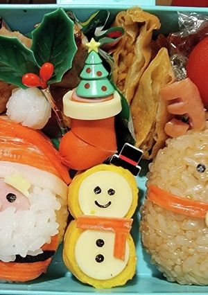 クリスマスおにぎり弁当！-レシピのメイン写真