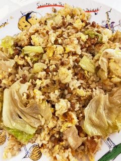 お昼にパパッと!冷凍ご飯で納豆チャーハン-レシピのメイン写真