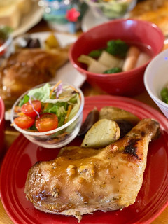 ハニーマスタードローストチキン-レシピのメイン写真