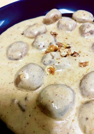 山形の玉こんにゃくとゴルゴンゾーラ-レシピのメイン写真