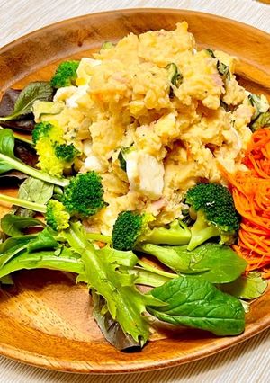 極ウマ！半熟卵の大人なポテトサラダ-レシピのメイン写真