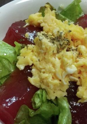 イタリアンびんちょうまぐろ丼-レシピのメイン写真