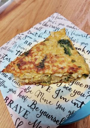 残ったカレーライスパニッシュオムレツ-レシピのメイン写真