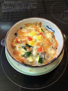 鶏ひき肉とズッキーニのチーズ焼き-レシピのメイン写真