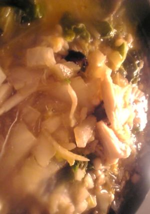 ５種のきのこと白菜と玉葱と卵の雑炊-レシピのメイン写真