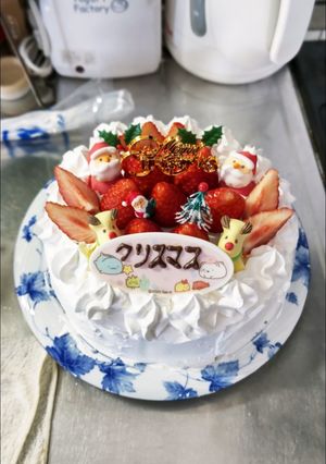 クリスマスケーキ→市販品時短ハイスピード-レシピのメイン写真