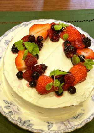 糖質50%オフ!苺ショートケーキ-レシピのメイン写真