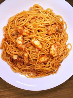 車海老のトマトパスタ-レシピのメイン写真