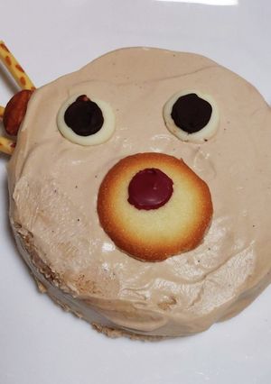 (トナカイ)バームクーヘンケーキ【お初】-レシピのメイン写真