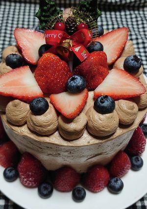 2021年　クリスマスケーキ-レシピのメイン写真