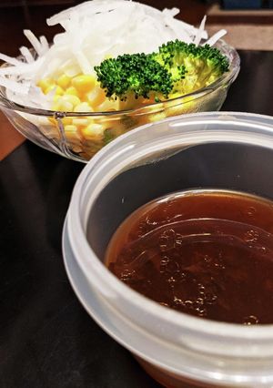 梅酢で梅ドレッシング( ꈍᴗꈍ)-レシピのメイン写真