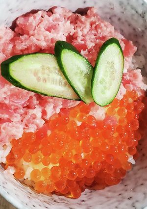 ★マグロのたたき&イクラ丼(納豆丼)★-レシピのメイン写真
