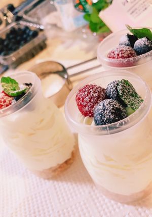 簡単可愛い♡レアチーズケーキ♡-レシピのメイン写真