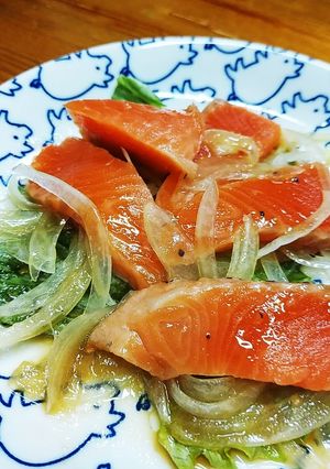 サーモンのカルパッチョ-レシピのメイン写真