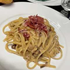 รูปของ エノキ　なめこ　クリームパスタ　