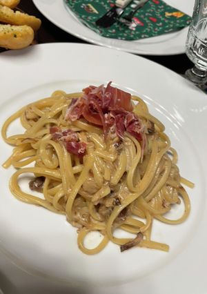 エノキ　なめこ　クリームパスタ　-レシピのメイン写真