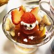 Xmas初、いちごサンタコーヒーゼリー♡