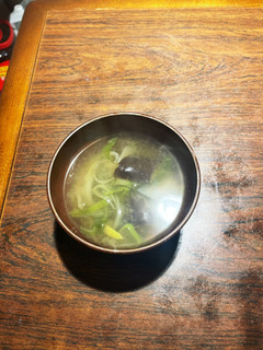 茄子とDOWBLネギの減塩味噌汁-レシピのメイン写真