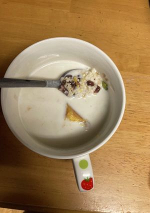 かぼちゃとあんこでオートミール粥-レシピのメイン写真