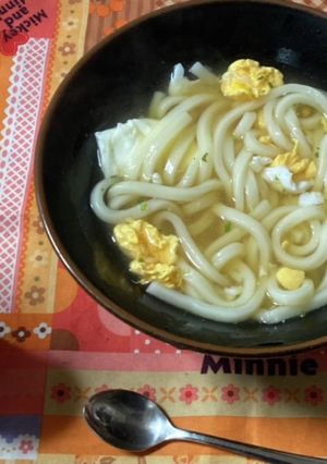 お昼ご飯にピッタリ卵うどん-レシピのメイン写真
