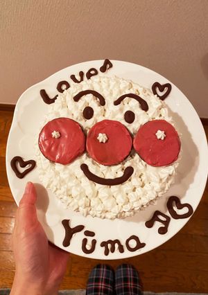 アンパンマンケーキ-レシピのメイン写真