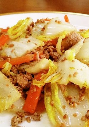 白菜のにんにく醤油炒め。-レシピのメイン写真