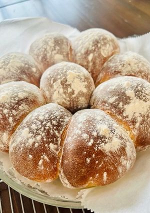 超簡単！外パリッ！中はふわっのちぎりパン-レシピのメイン写真