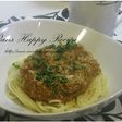 お家で作るミートスパゲッティ♪