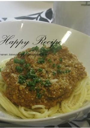 お家で作るミートスパゲッティ♪-レシピのメイン写真