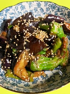 なすとししとうの味噌炒め-レシピのメイン写真