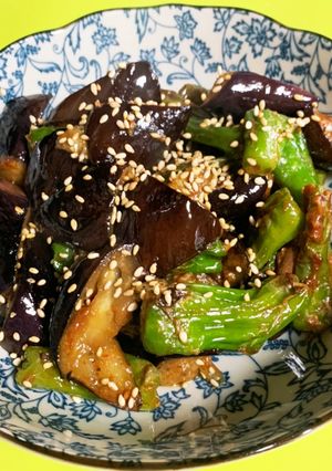 なすとししとうの味噌炒め-レシピのメイン写真