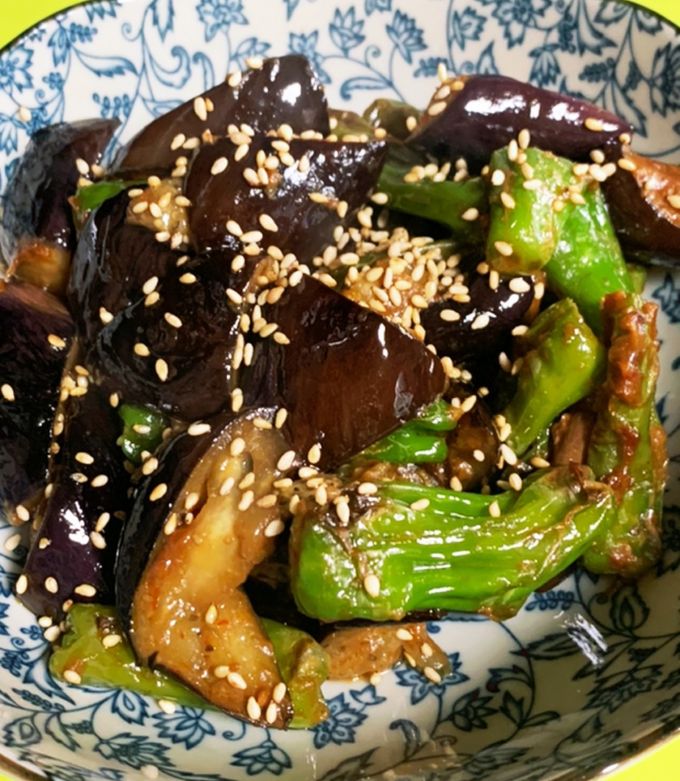 なすとししとうの味噌炒め-レシピのメイン写真