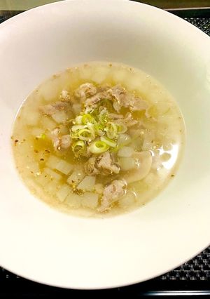 大根と豚肉スープ　サッと作って温まる　-レシピのメイン写真
