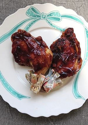 甘辛ローストチキン(クリスマス)-レシピのメイン写真