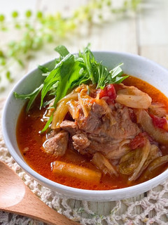 豚肉とごぼうと白菜のトマト煮-レシピのメイン写真