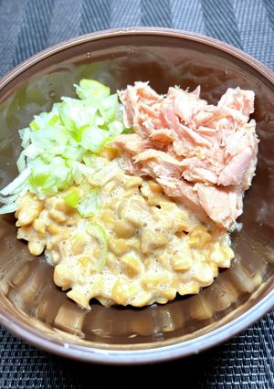 缶詰ツナの納豆-レシピのメイン写真