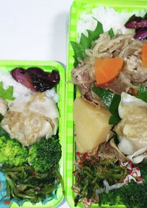 【夫婦弁当197】肉じゃがとシュウマイ-レシピのメイン写真