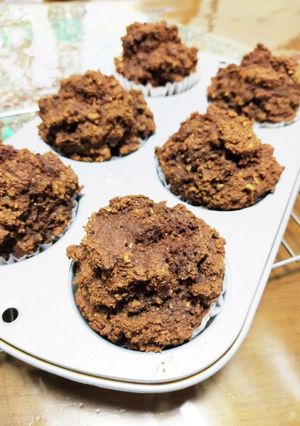 糖質オフおからマフィン(ごぼうココア)-レシピのメイン写真