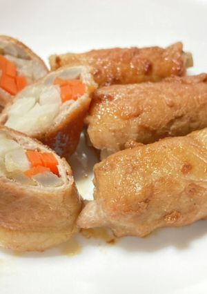 お正月のおせちの一品にも　豚肉の根菜まき-レシピのメイン写真