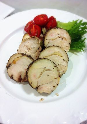 はかた地どりむね肉の鶏ハム-レシピのメイン写真