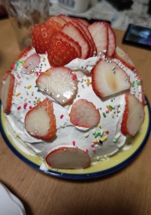 イチゴのムース ズコット-レシピのメイン写真