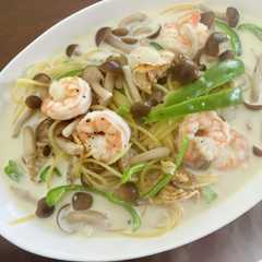 รูปของ クリームスープパスタ