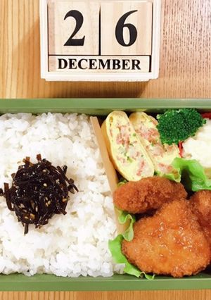 ソースチキンカツ弁当 21/12.26-レシピのメイン写真