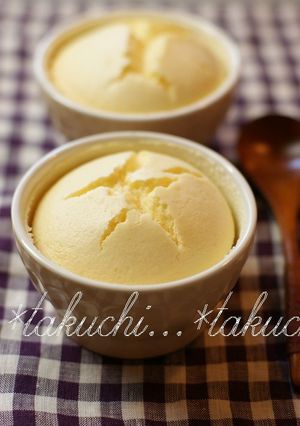 ちょこっとスフレチーズケーキ-レシピのメイン写真