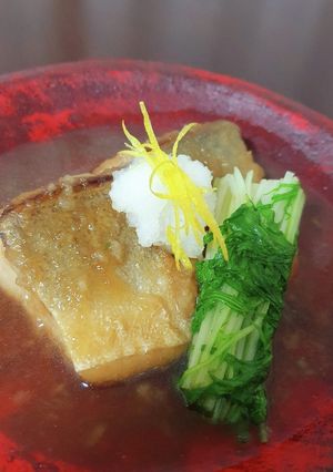 鰤やシマアジ等青魚のおろし煮-レシピのメイン写真