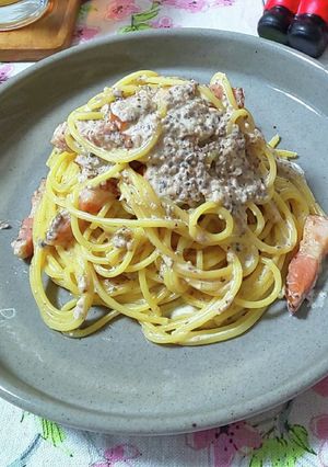 マッシュルームのクリームパスタ-レシピのメイン写真