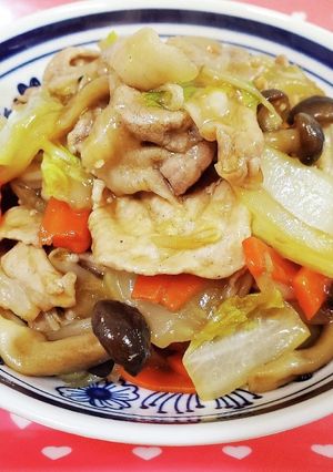 豚こま＊鶏ガラスープ＊野菜たっぷり八宝菜-レシピのメイン写真