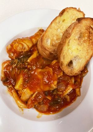 鶏のトマト煮〜♪-レシピのメイン写真